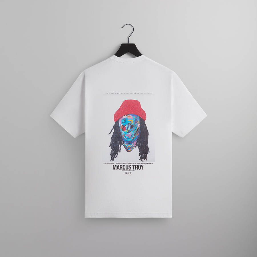 White Men Kith for Marcus Troy Gallery T-Shirt | 1456-XUOHI