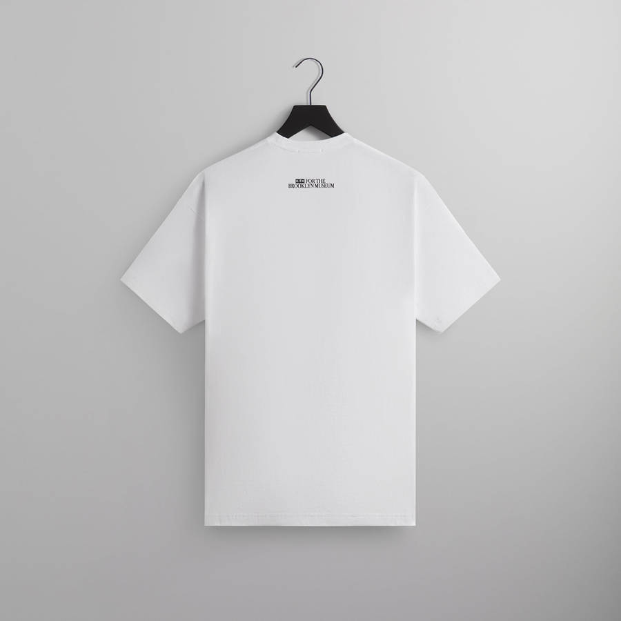 White Men Kith for the Brooklyn Museum Serif T-Shirt | 6913-XSALI