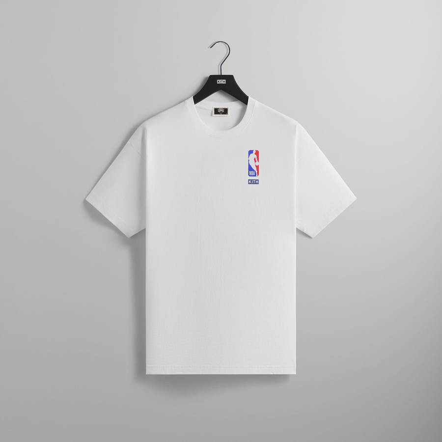 White Men Kith for the New York Knicks Classic Vintage T-Shirt | 6089-YZUAT