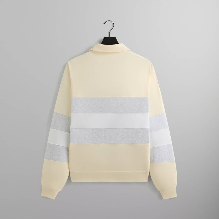 White Men Kith for the New York Knicks Wings Nelson Collared Pullover Sweatshirts | 1462-NQLRT