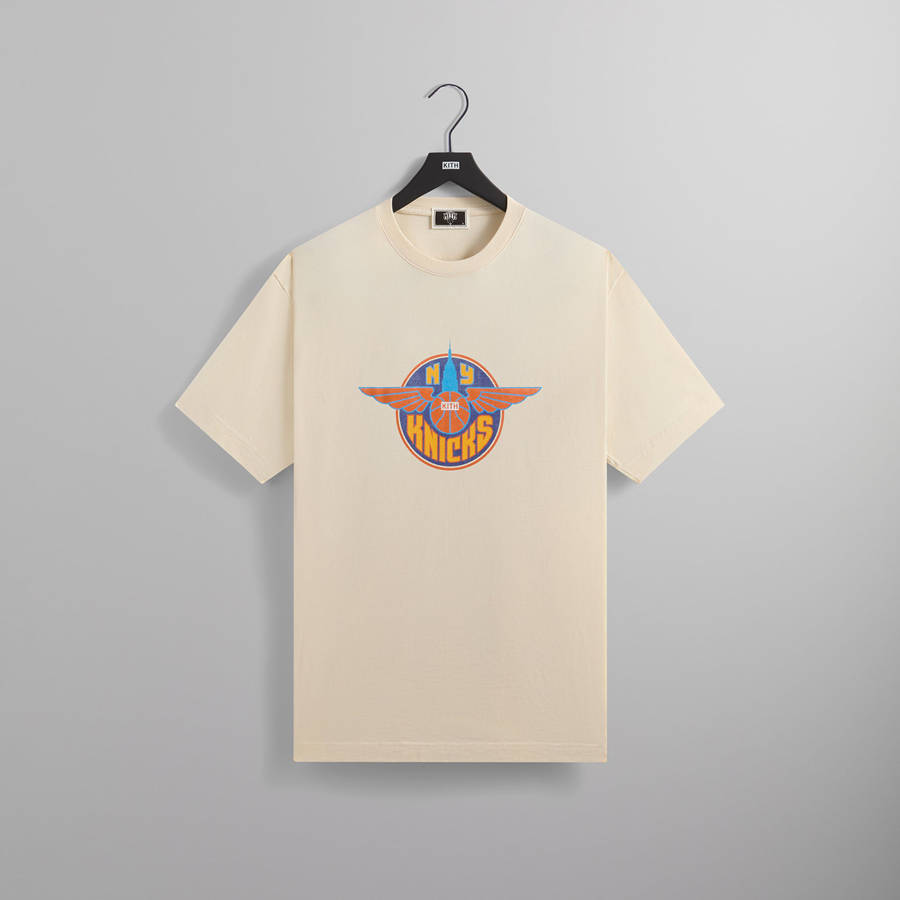White Men Kith for the New York Knicks Wingman Vintage Shirts | 8042-IPBND