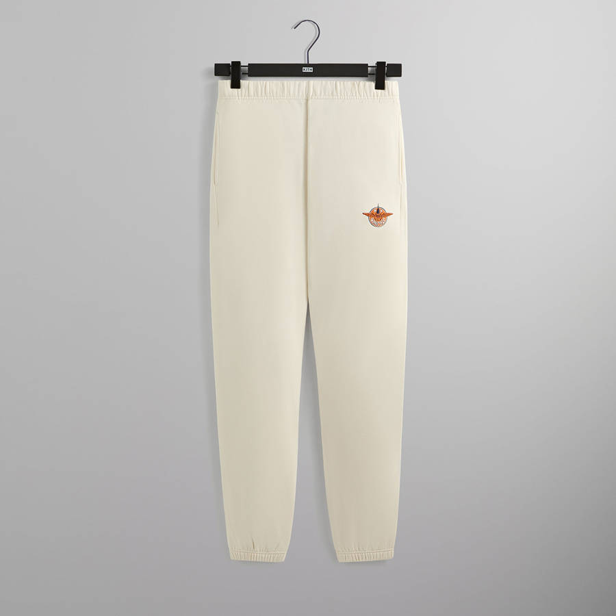 White Men Kith for the New York Knicks Wingman Vintage Nelson Sweat Pants | 7594-ZBADR
