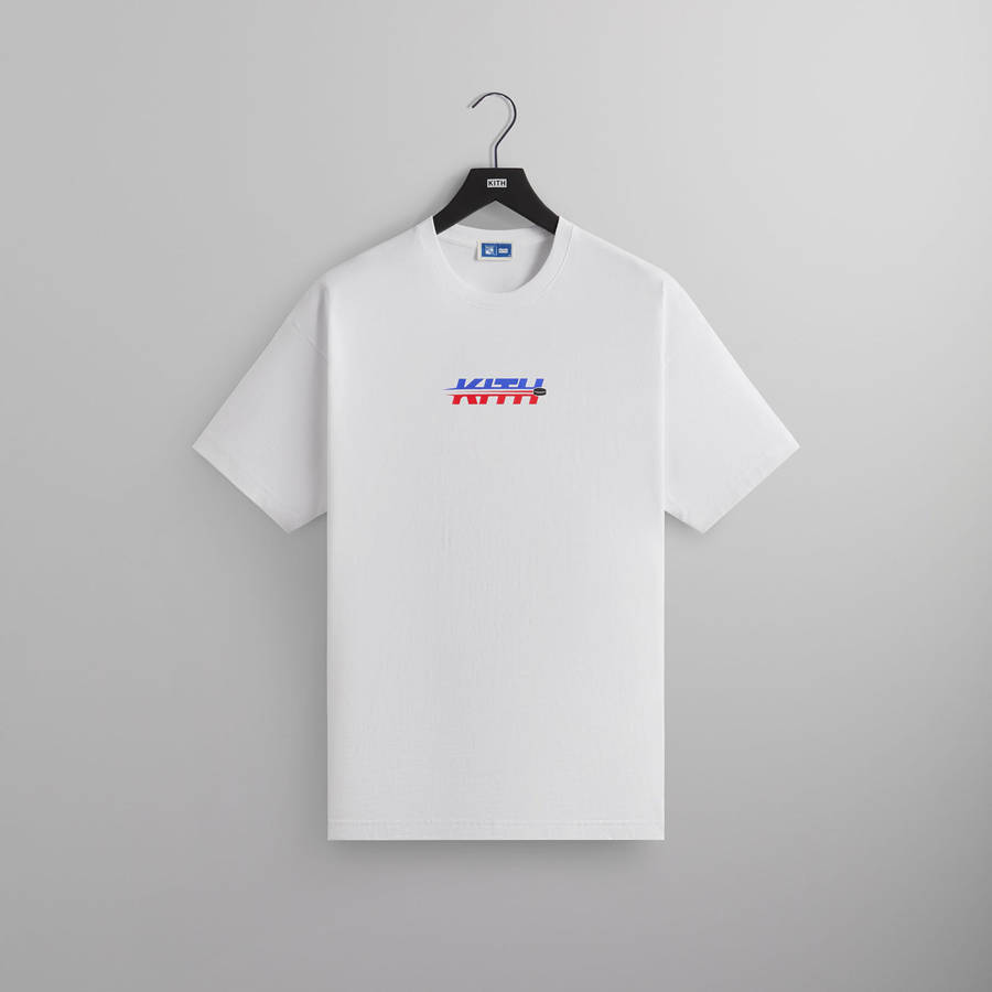 White Men Kith for the New York Rangers Hat Trick Vintage T-Shirt | 9542-WIBSG
