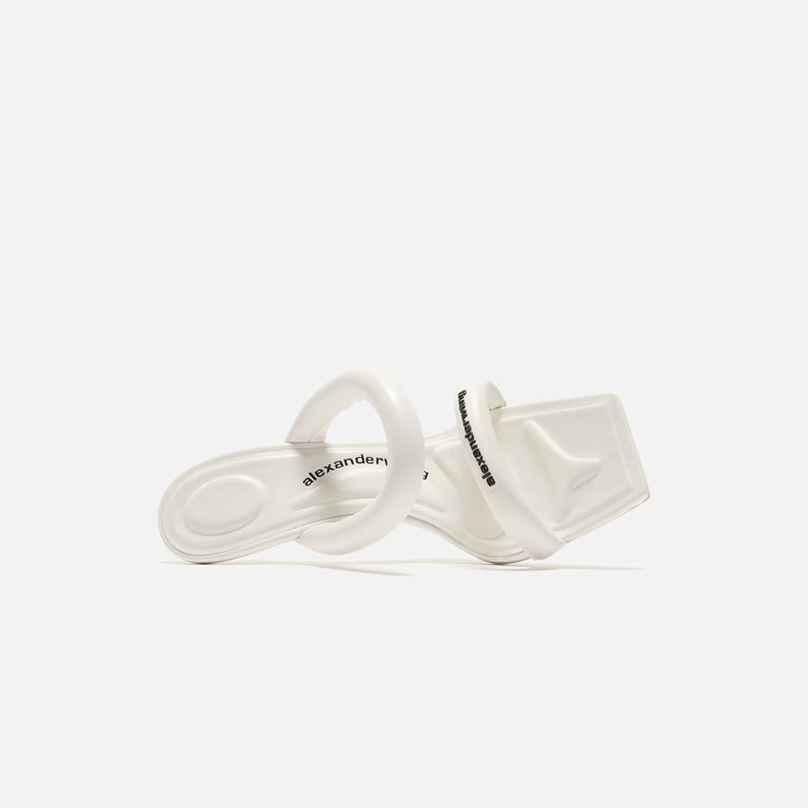 White Women Kith Alexander Wang Julie 105 Tubular Sandal Heels | 6821-ZLNET