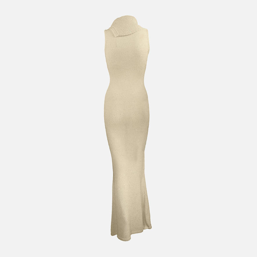 White Women Kith Asta Resort Holly Dress | 8475-ZMYVC