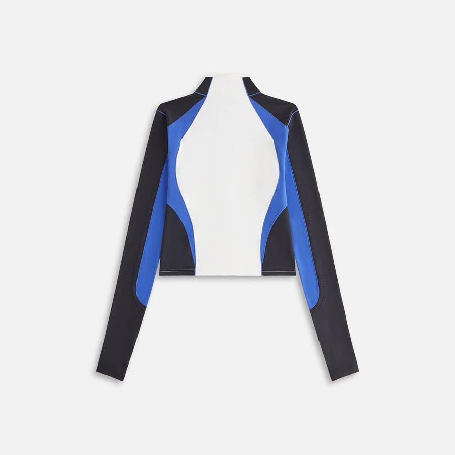 White Women Kith Blaise Panelled Full Zip Jackets | 5482-MZXSL