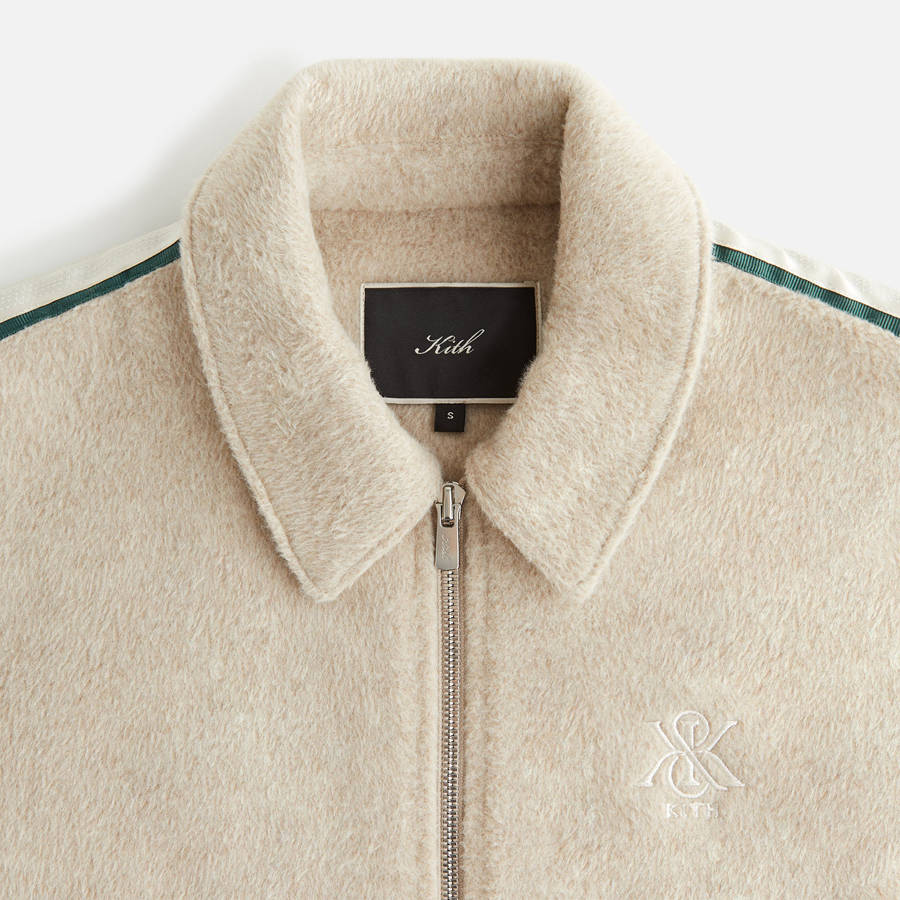 White Women Kith Corwin Coach Zip Sweaters | 8207-TCFWK
