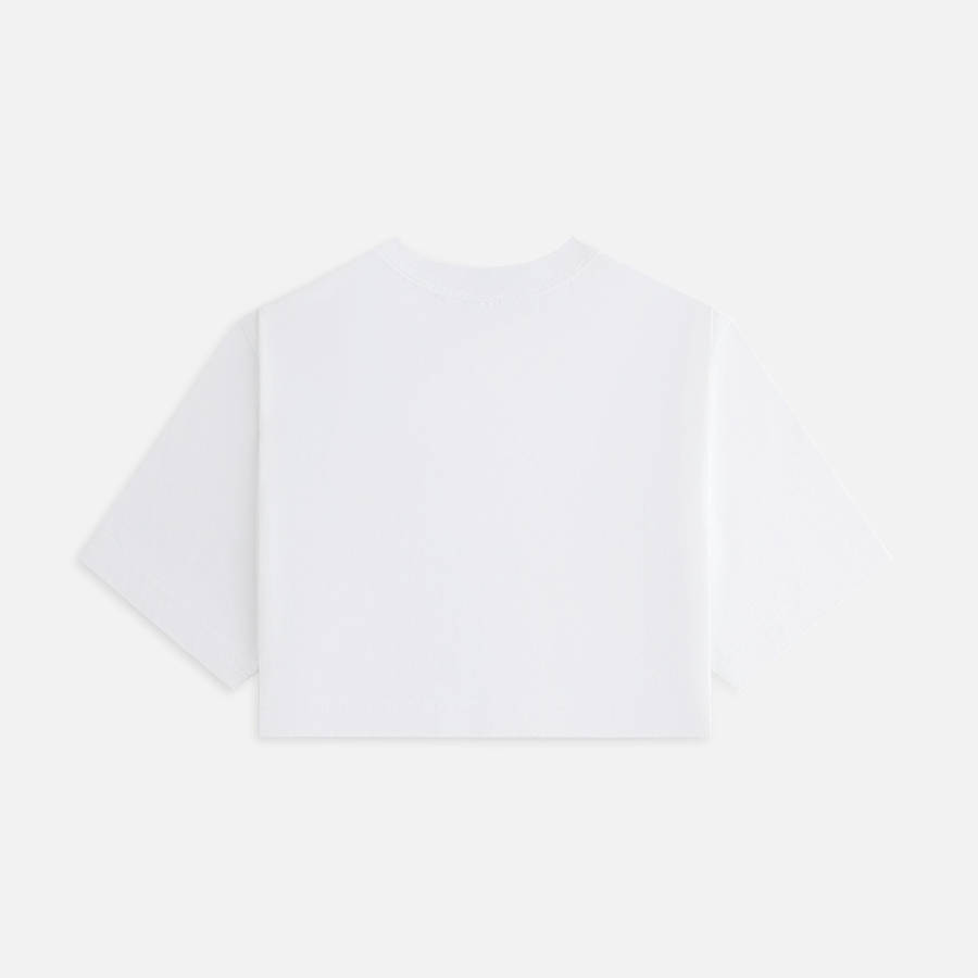 White Women Kith Fei Cropped T-Shirt | 0286-NOIVF