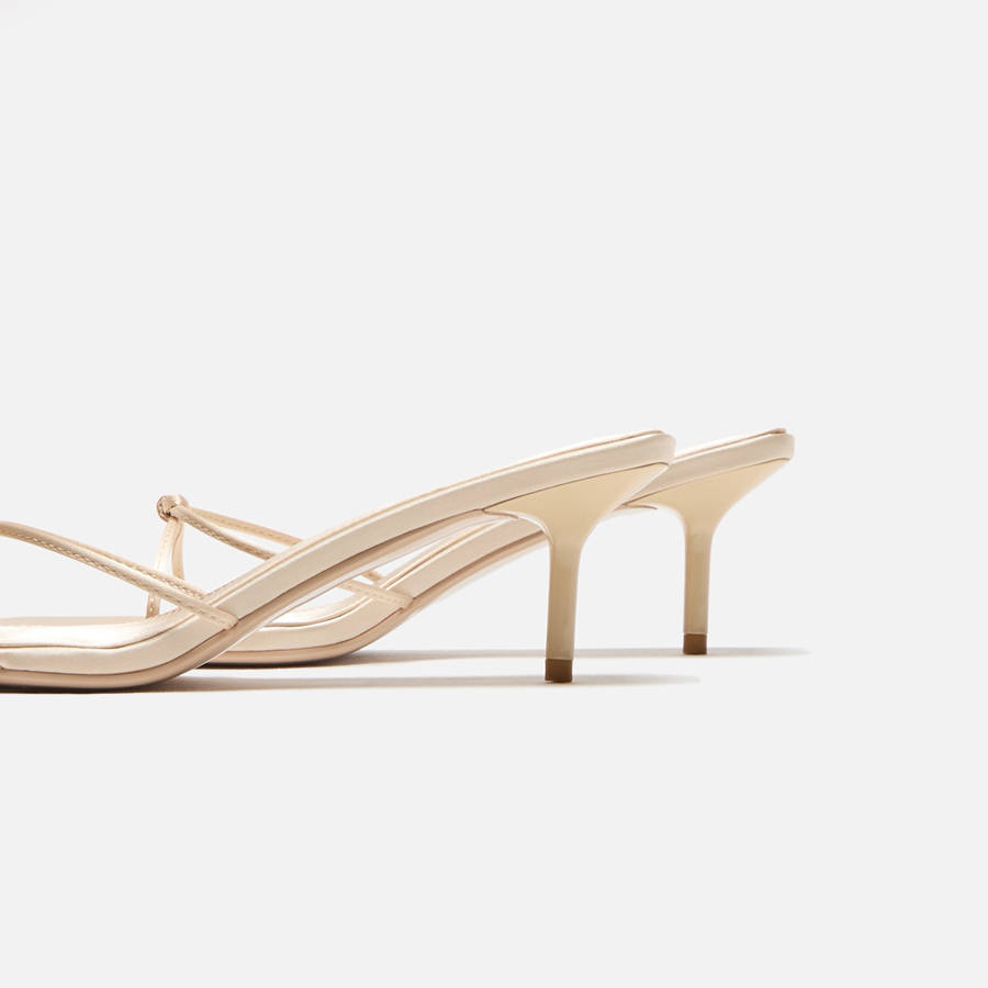 White Women Kith Femme LA Maeve Slipper Heels | 9685-PZUKV