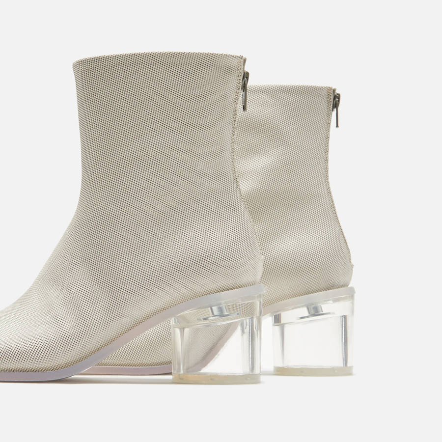 White Women Kith MM6 Maison Margiela Ankle Boots | 0169-AIWJT