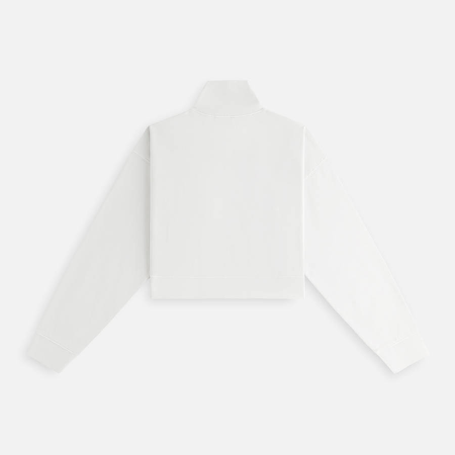 White Women Kith Maryn Cropped Turtleneck Shirts | 3564-PWEVA