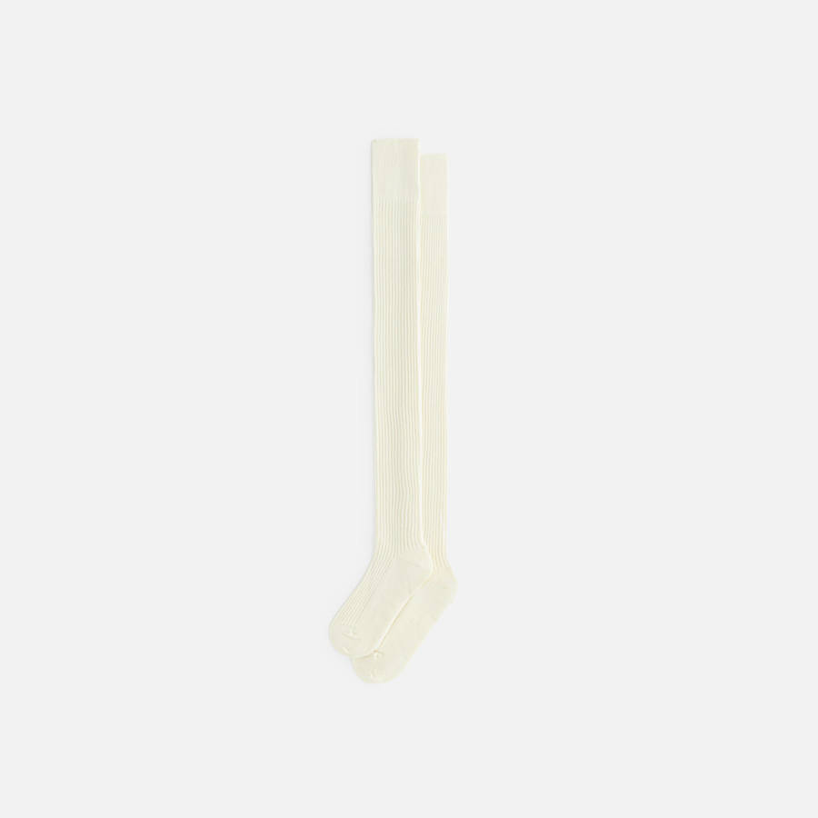 White Women Kith Merino Thigh High Underwear | 4287-MVSZL