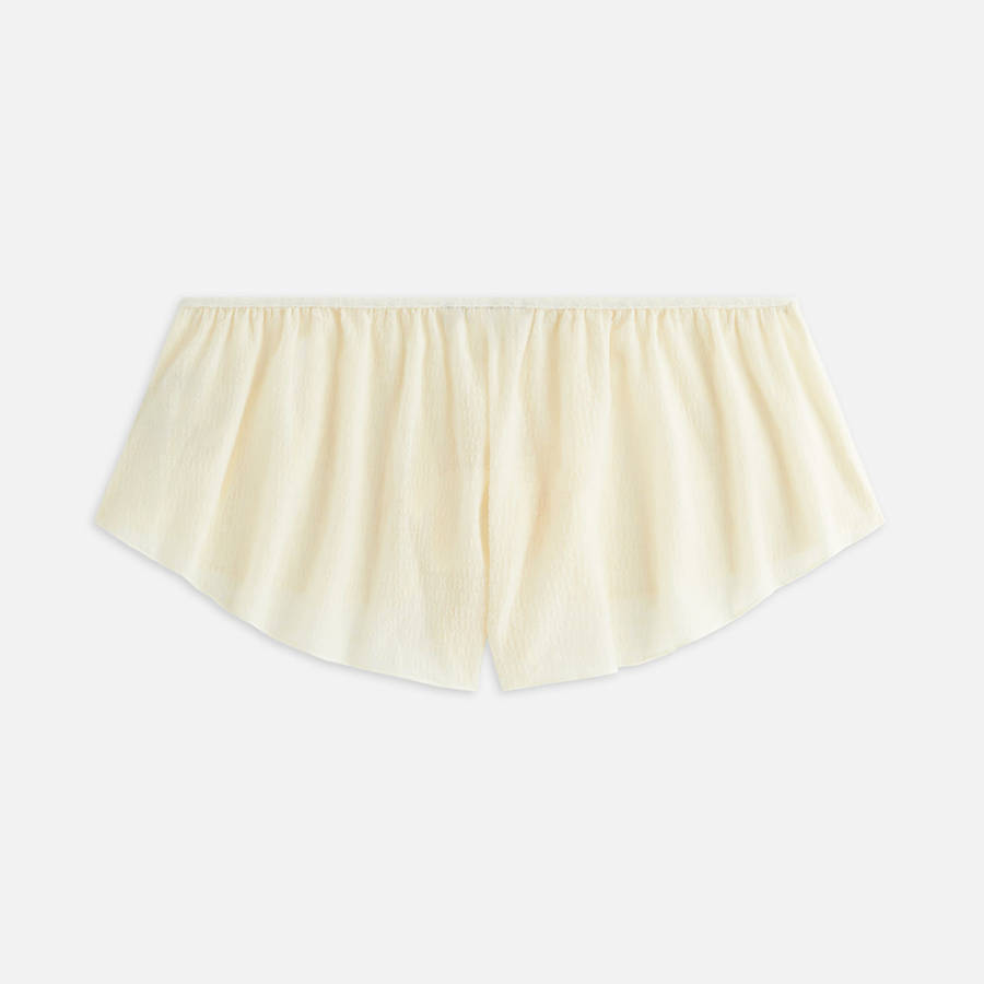 White Women Kith Mesh Tap Shorty Underwear | 7920-MEYZP