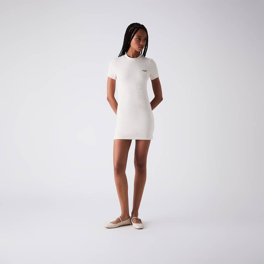 White Women Kith Mulberry Chenille Dress | 9723-SUVMK