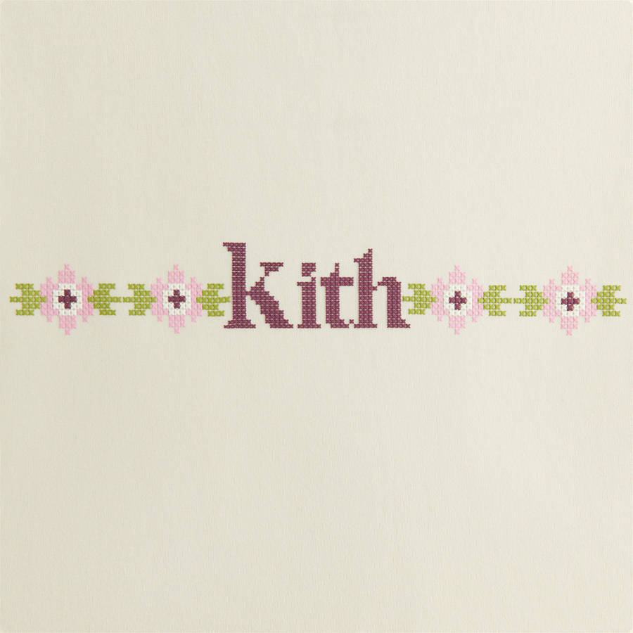 White Women Kith Mulberry Needlepoint Vintage T-Shirt | 3085-NFLDC