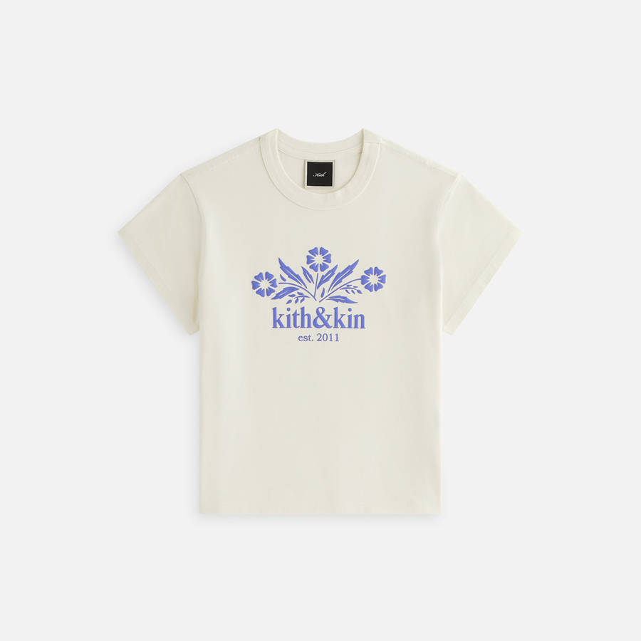 White Women Kith Mulberry and Kin Bellflower Vintage T-Shirt | 5297-XWHVL