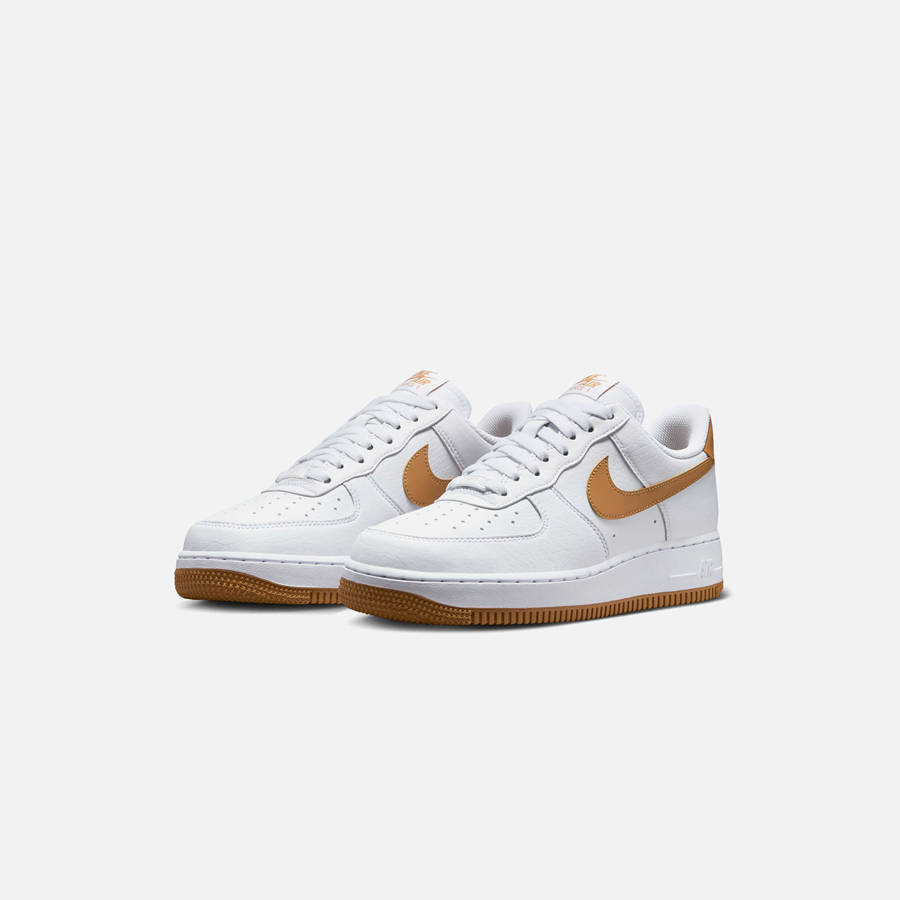 White Women Kith Nike WMNS Air Force 1 '07 Next Nature Sneakers | 3710-SVFDC