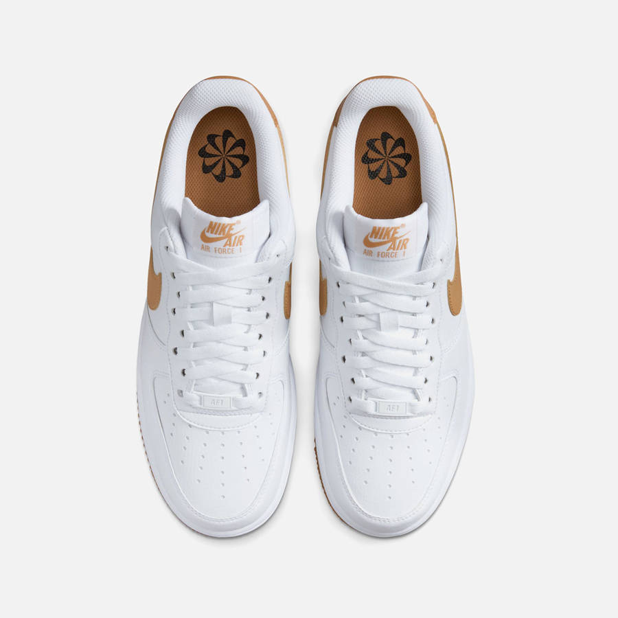 White Women Kith Nike WMNS Air Force 1 '07 Next Nature Sneakers | 3710-SVFDC