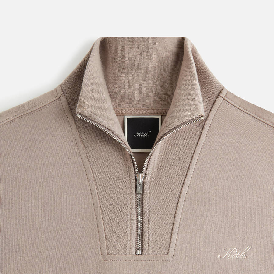 White Women Kith Ryder Quarter Zip Sweatshirts | 7806-CIYOK