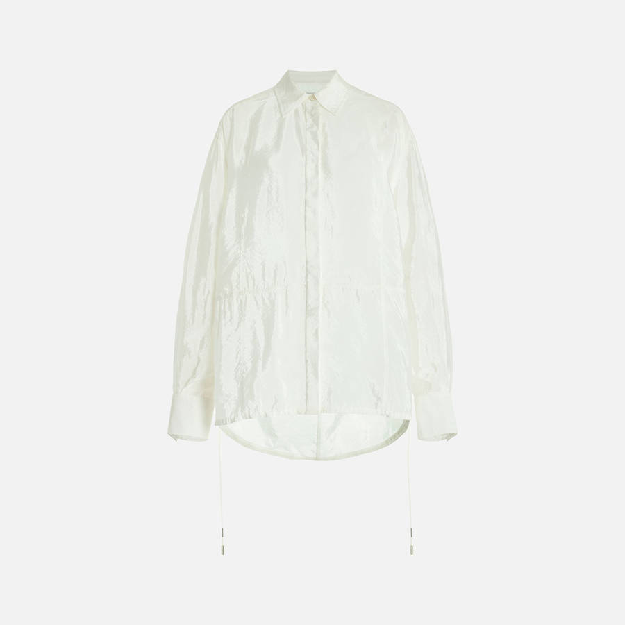 White Women Kith SIMKHAI Laylah Parachute Button Down Shirts | 5240-LBJCP