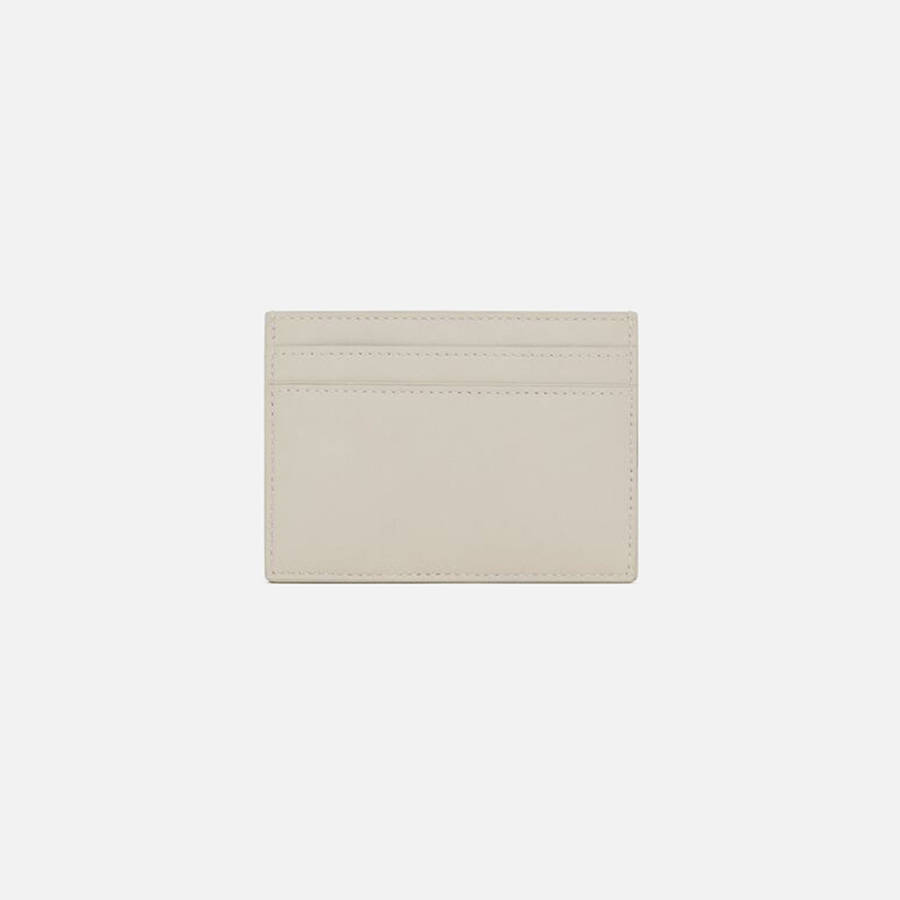 White Women Kith Saint Laurent Tricolor Cassandre Card Case Wallets | 7841-OUPER