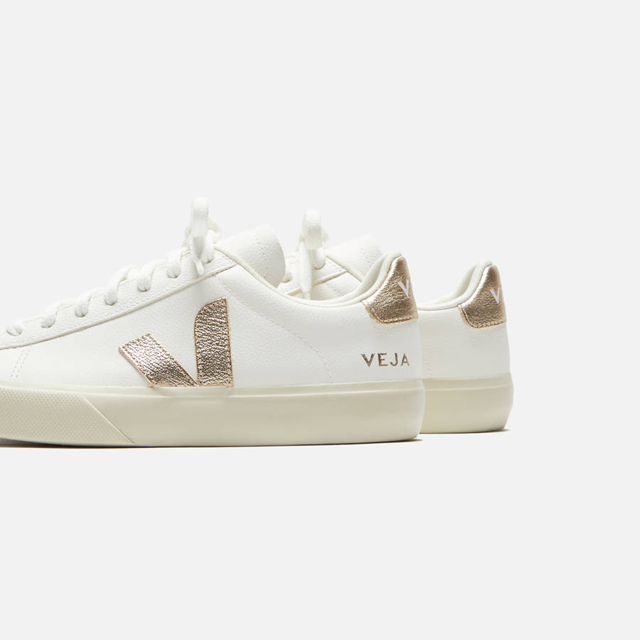 White Women Kith Veja WMNS Campo Canvas Sneakers | 9137-TFGIN
