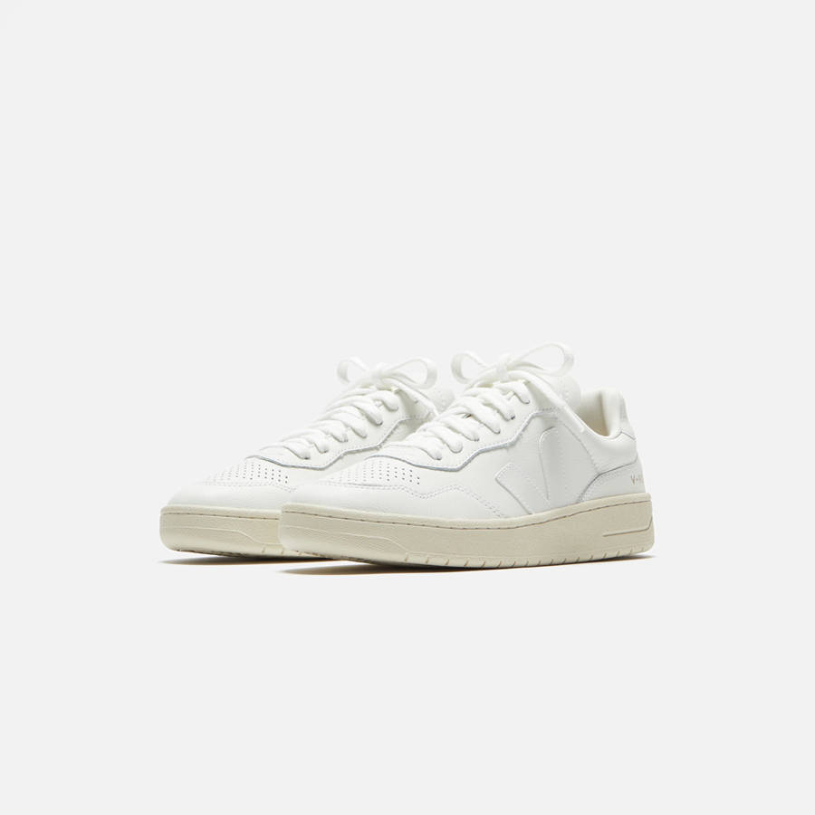 White Women Kith Veja WMNS V-90 Sneakers | 4183-CLJOZ