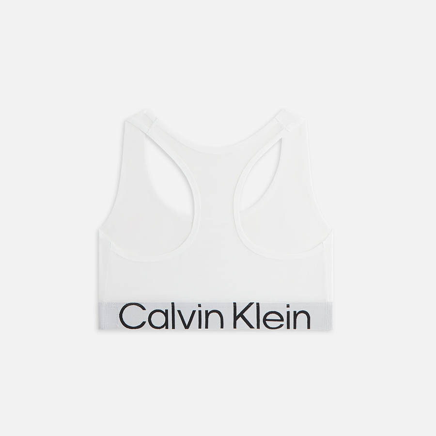 White Women Kith for Calvin Klein Mesh Racerback Underwear | 7290-WQDAC