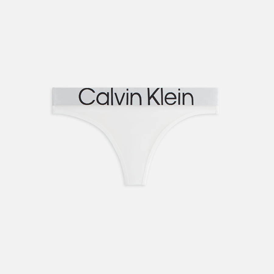 White Women Kith for Calvin Klein Mesh Thong Underwear | 6841-SNFHT