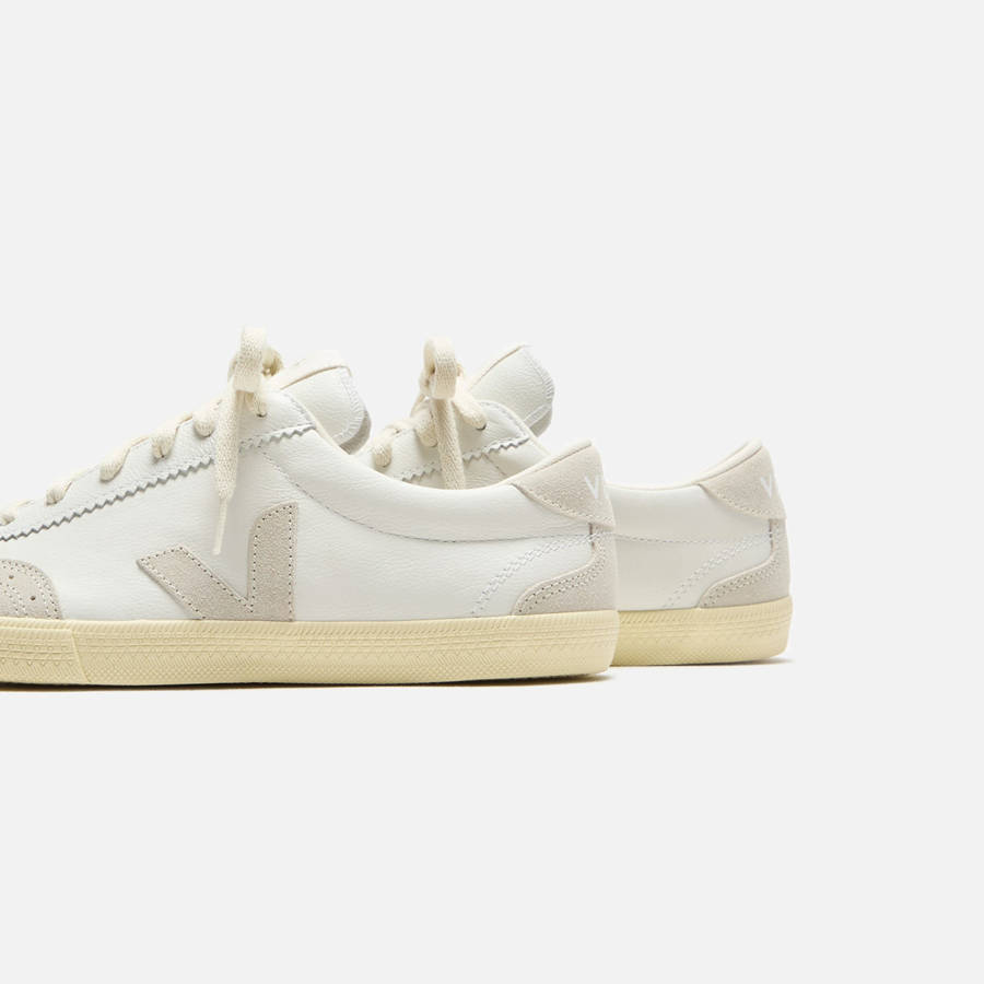 White / Beige Men Kith Veja Volley Sneakers | 2031-YEAIN