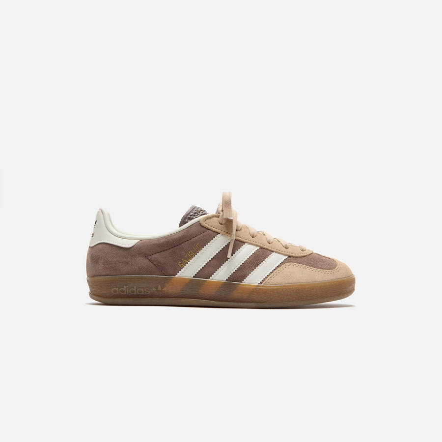 White / Beige Men Kith adidas Gazelle Indoor Sneakers | 4196-UVBFE