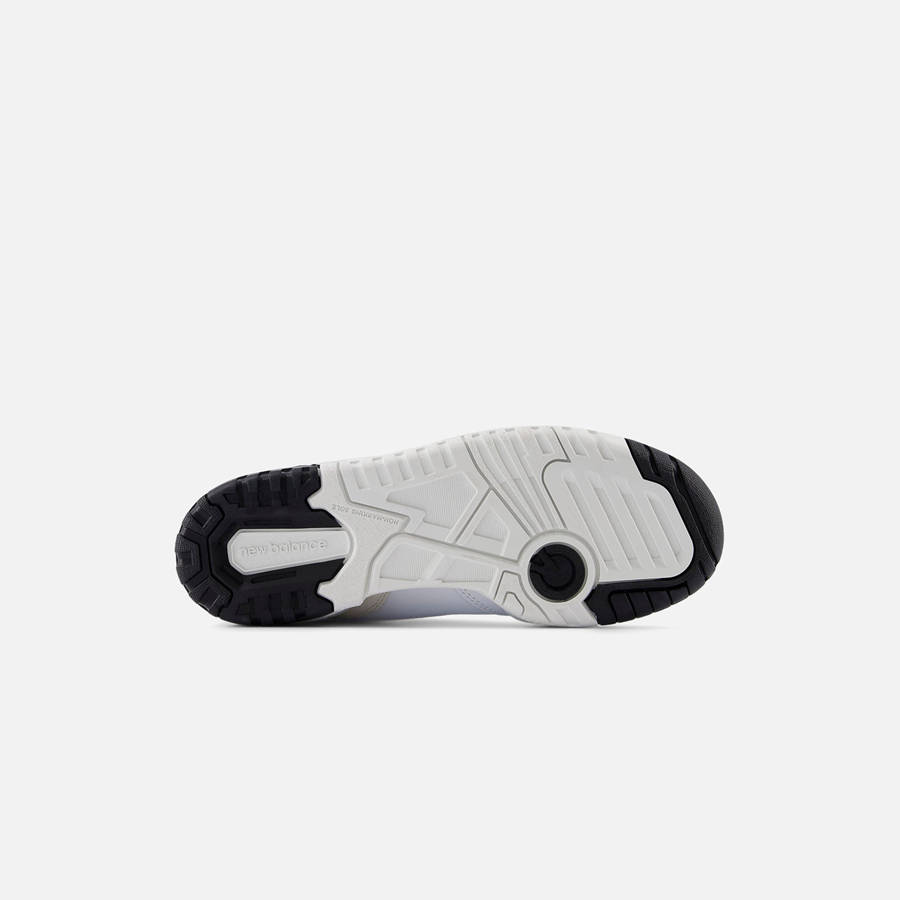 White / Black Kids' Kith New Balance GS 550 Sneakers | 4916-OSWKD