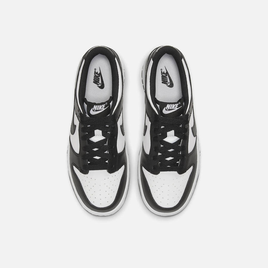 White / Black Kids' Kith Nike GS Dunk Low Sneakers | 5796-UDXEL