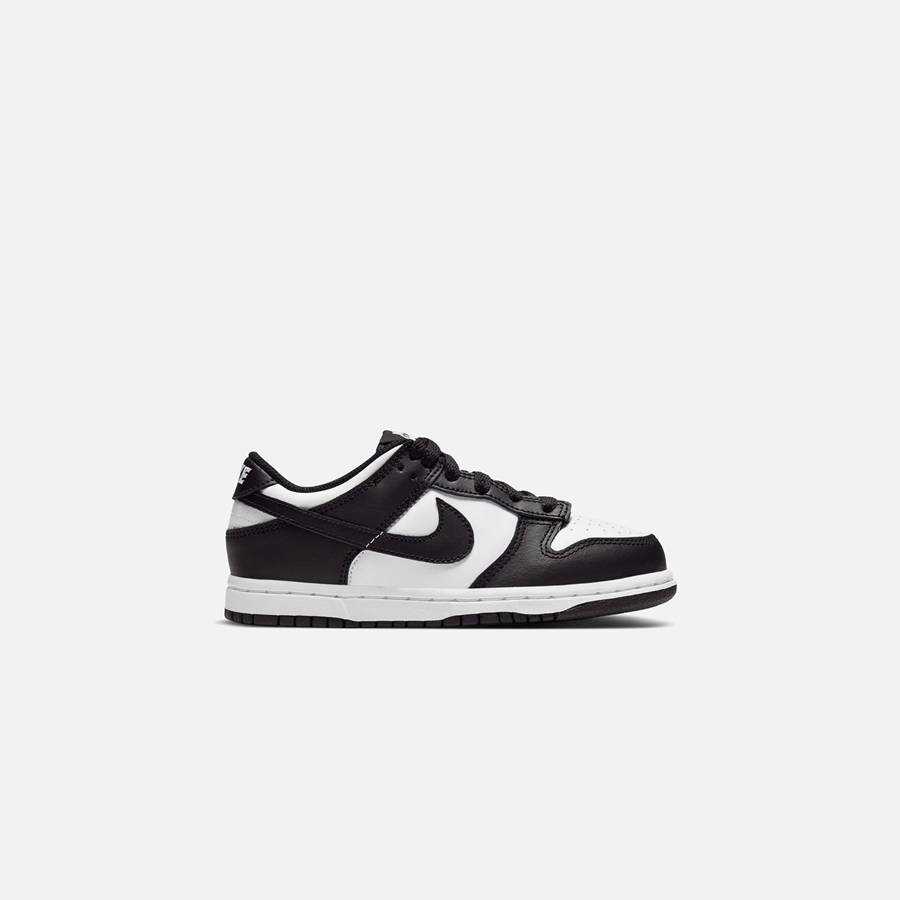 White / Black Kids' Kith Nike PS Dunk Low Sneakers | 6308-LWXDA