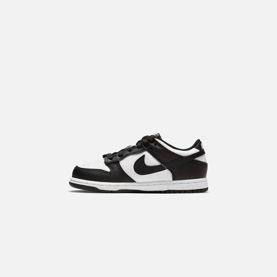 White / Black Kids' Kith Nike PS Dunk Low Sneakers | 6308-LWXDA