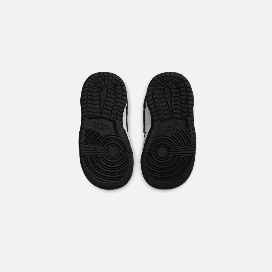 White / Black Kids' Kith Nike TD Dunk Low Sneakers | 4670-NTMFW