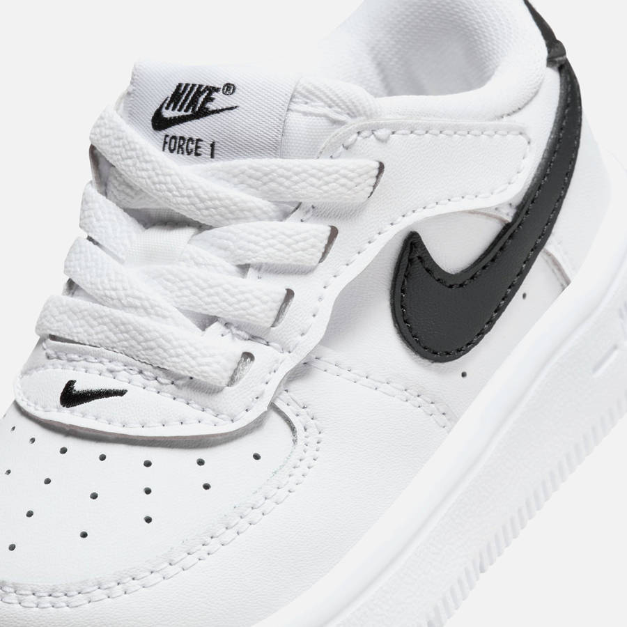 White / Black Kids' Kith Nike TD Force 1 Low Easyon Sneakers | 8961-IUWTL