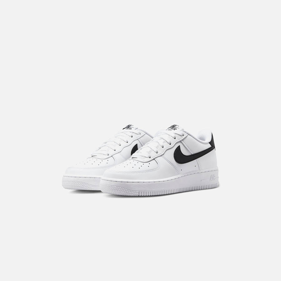 White / Black Men Kith Nike GS Air Force 1 Sneakers | 3419-RMBOU