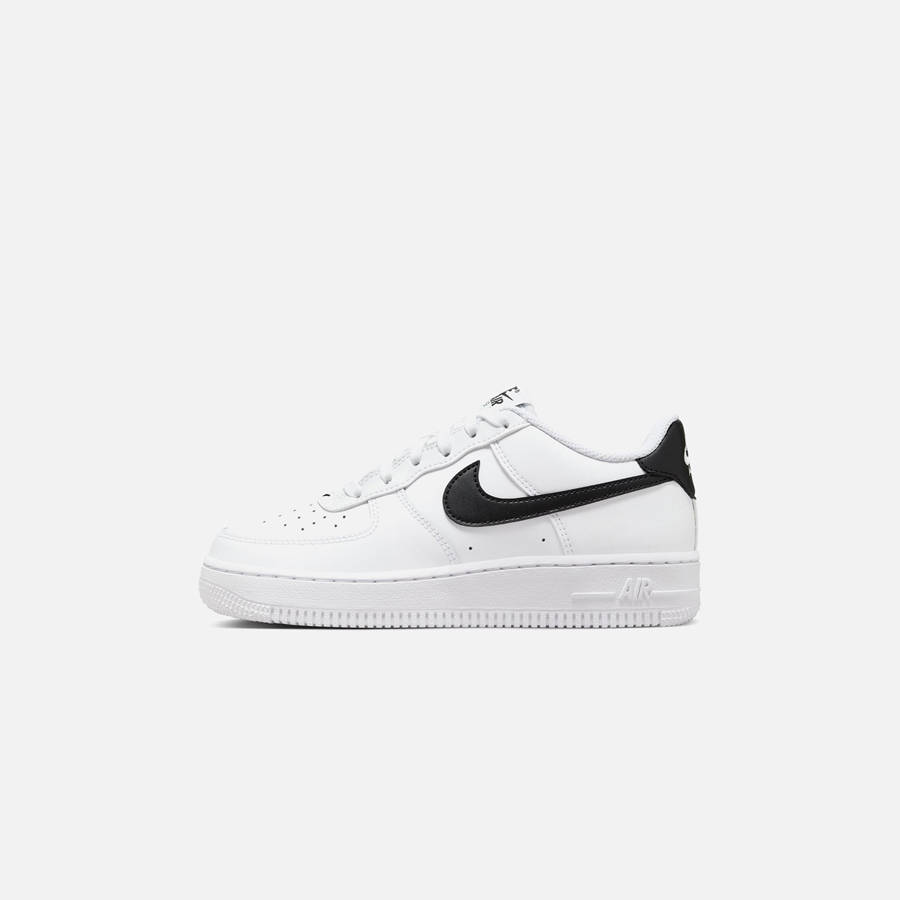 White / Black Men Kith Nike GS Air Force 1 Sneakers | 3419-RMBOU