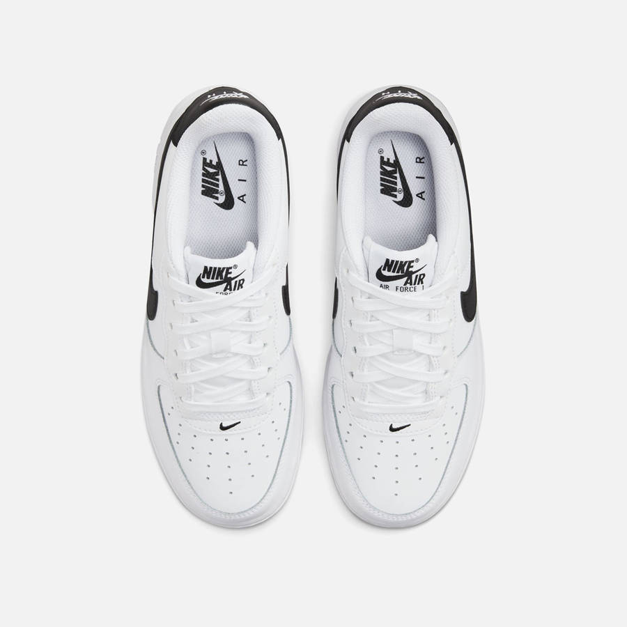 White / Black Men Kith Nike GS Air Force 1 Sneakers | 3419-RMBOU
