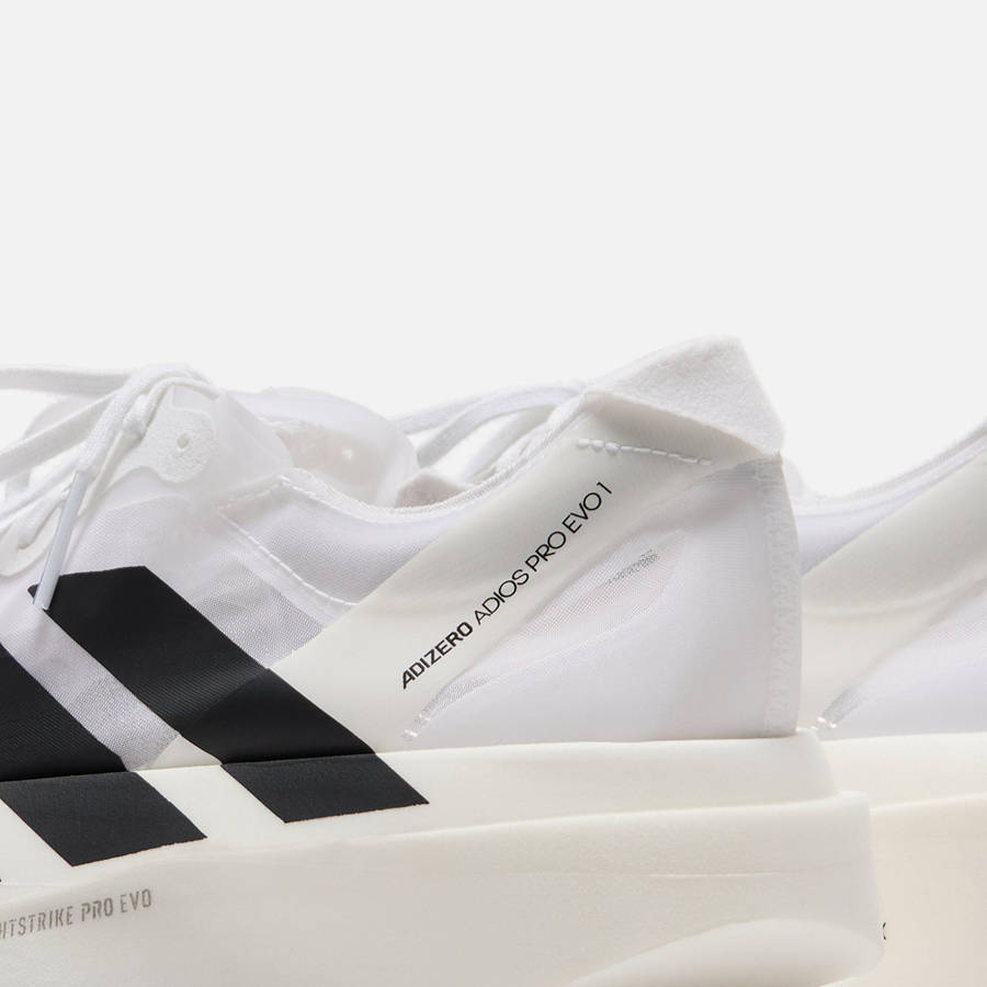 White / Black Men Kith adidas Adios Pro Evo 1 Sneakers | 3572-NRPVX