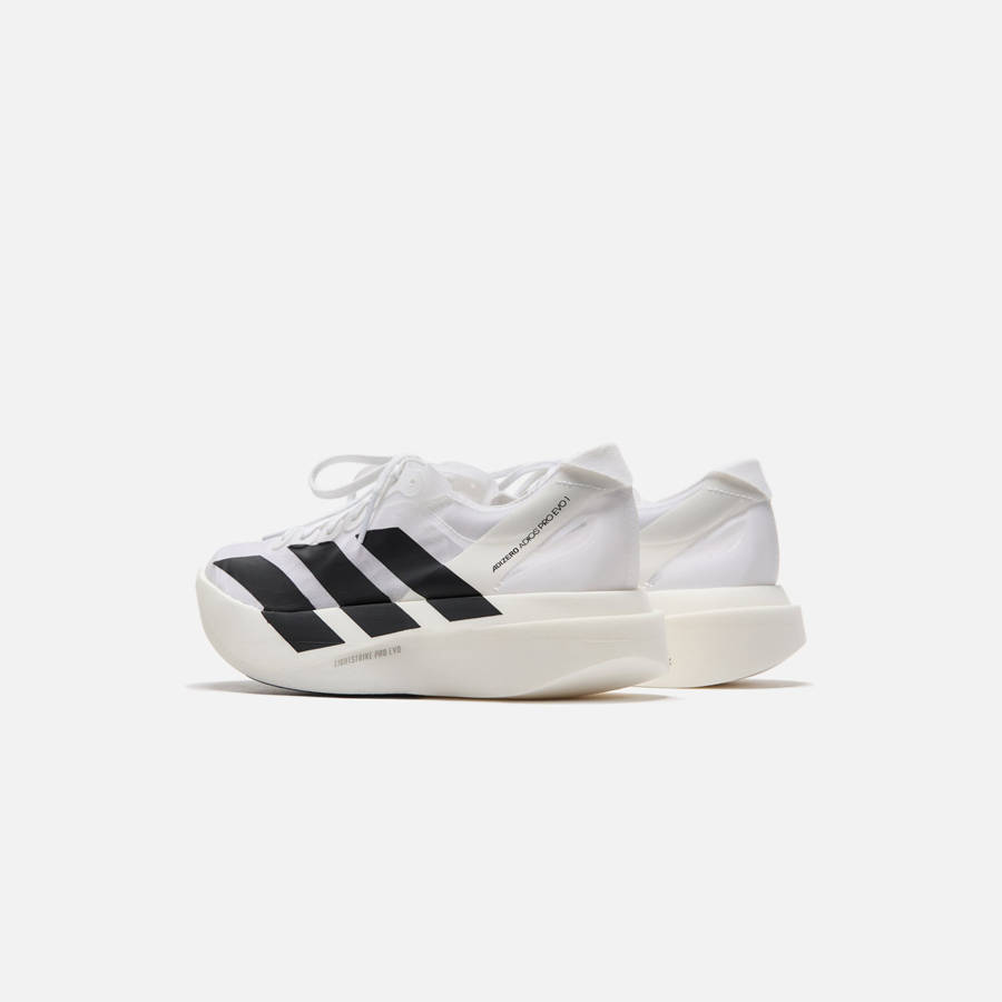 White / Black Men Kith adidas Adios Pro Evo 1 Sneakers | 3572-NRPVX