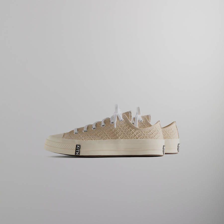 White / Black Men Kith for Converse Chuck Taylor All Star 1970 Ox Sneakers | 4193-GPBMQ
