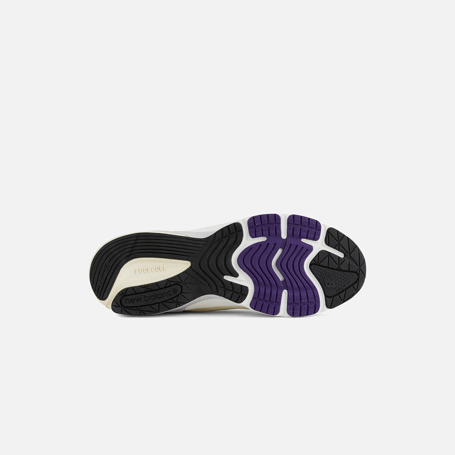 White / Black Purple Men Kith New Balance Made in USA 990v6 Sneakers | 9705-JMYDL