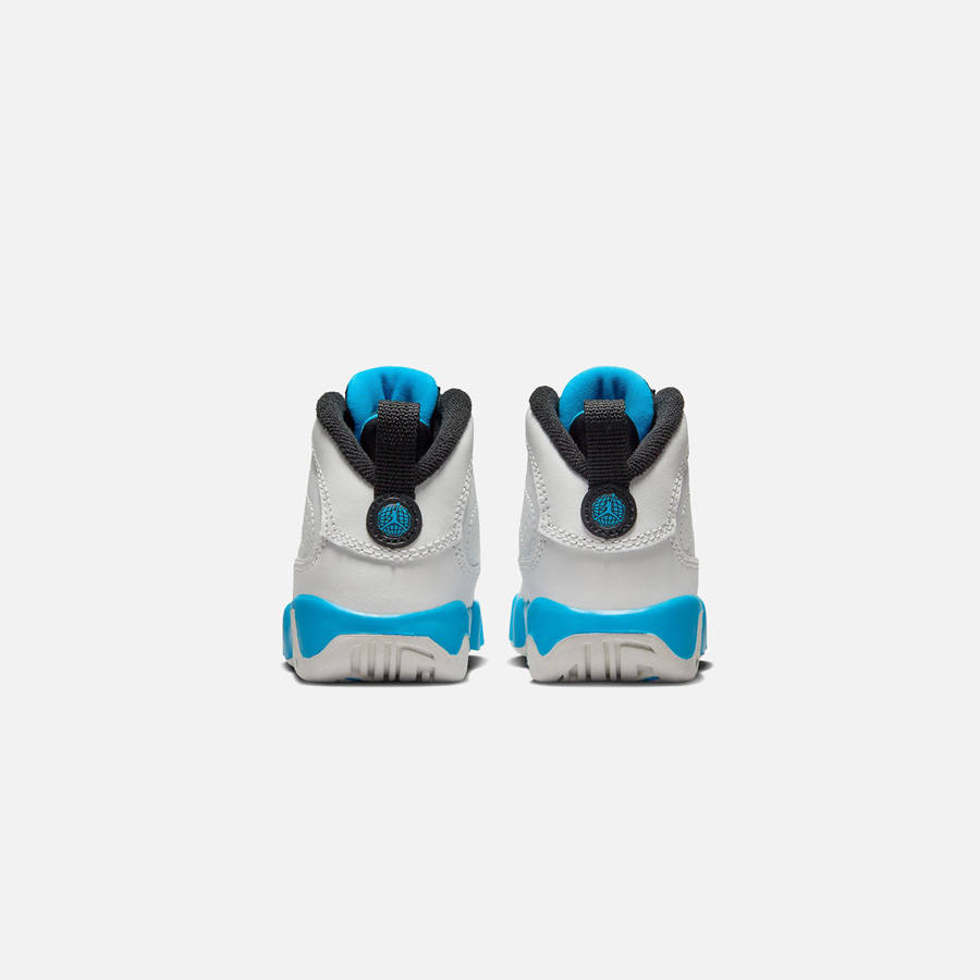 White / Black / Dark Blue Kids' Kith Jordan TD Air Jordan 9 Retro Sneakers | 9078-VQZSA