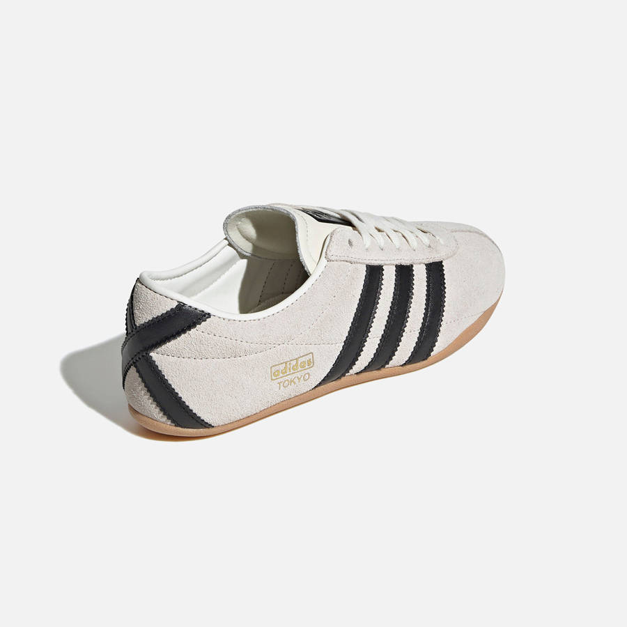 White / Black / Gold Women Kith adidas WMNS Tokyo Sneakers | 0341-TIPKH