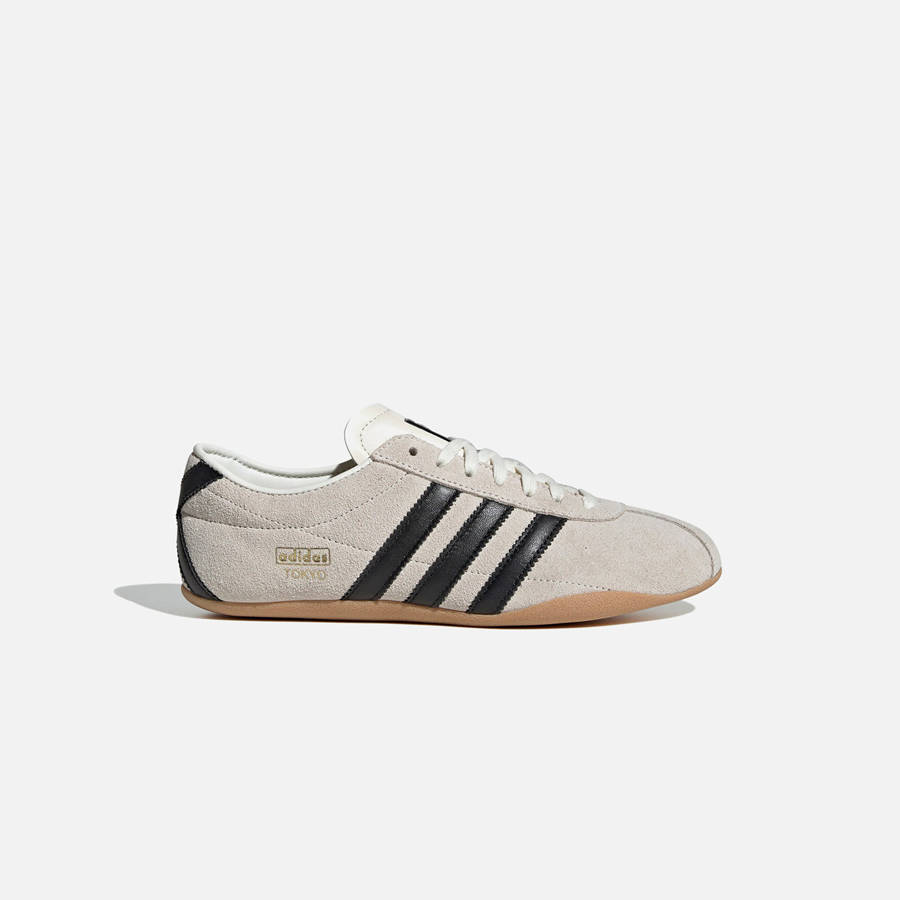 White / Black / Gold Women Kith adidas WMNS Tokyo Sneakers | 0341-TIPKH