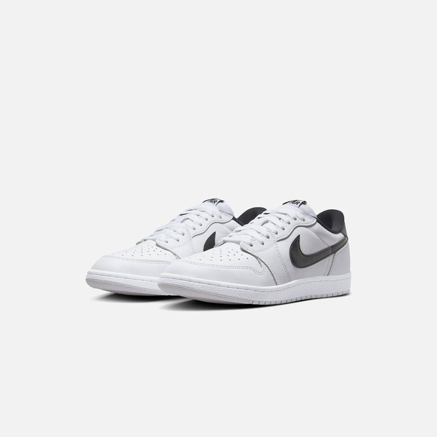 White / Black / Grey Men Kith Nike Air Jordan 1 Low 85 Sneakers | 5036-EIAXD