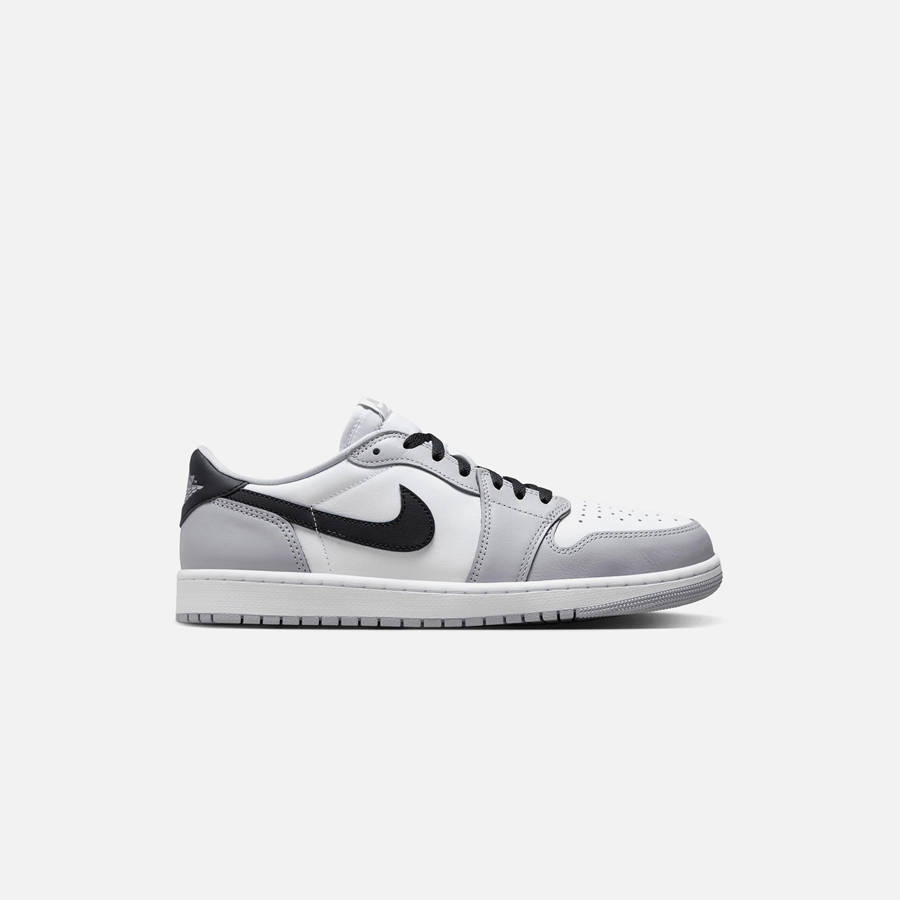 White / Black / Grey Men Kith Nike Air Jordan 1 Low Sneakers | 6234-GOJAX