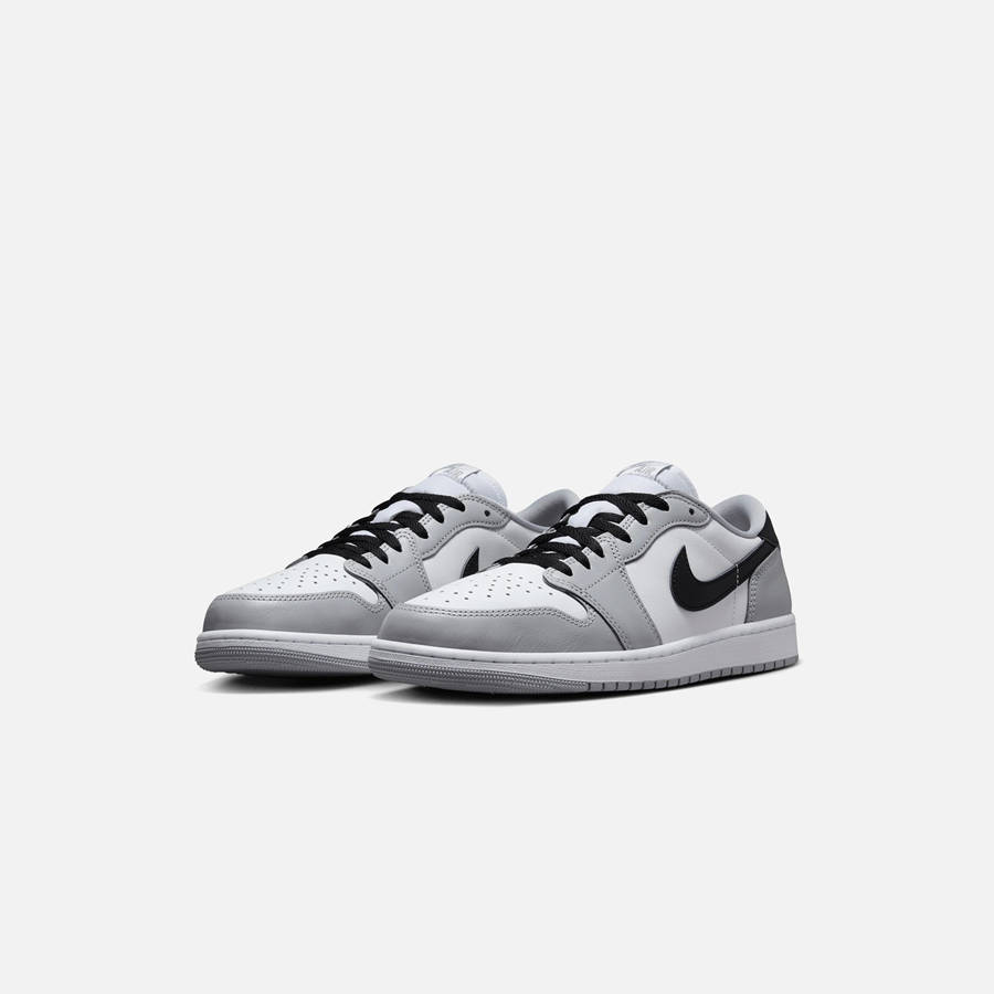 White / Black / Grey Men Kith Nike Air Jordan 1 Low Sneakers | 6234-GOJAX